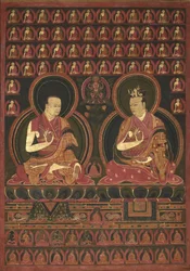 Huitième Karmapa, Mikyo Dorje (1507-1554) et son professeur le Premier Sangye Nyenpa